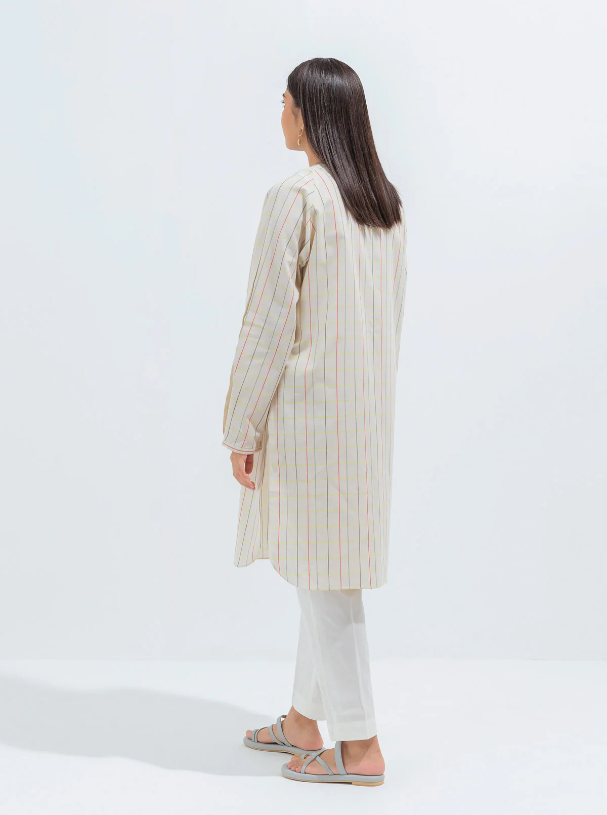 BASIC YARN DYED SHIRT (PRET) - Image 4