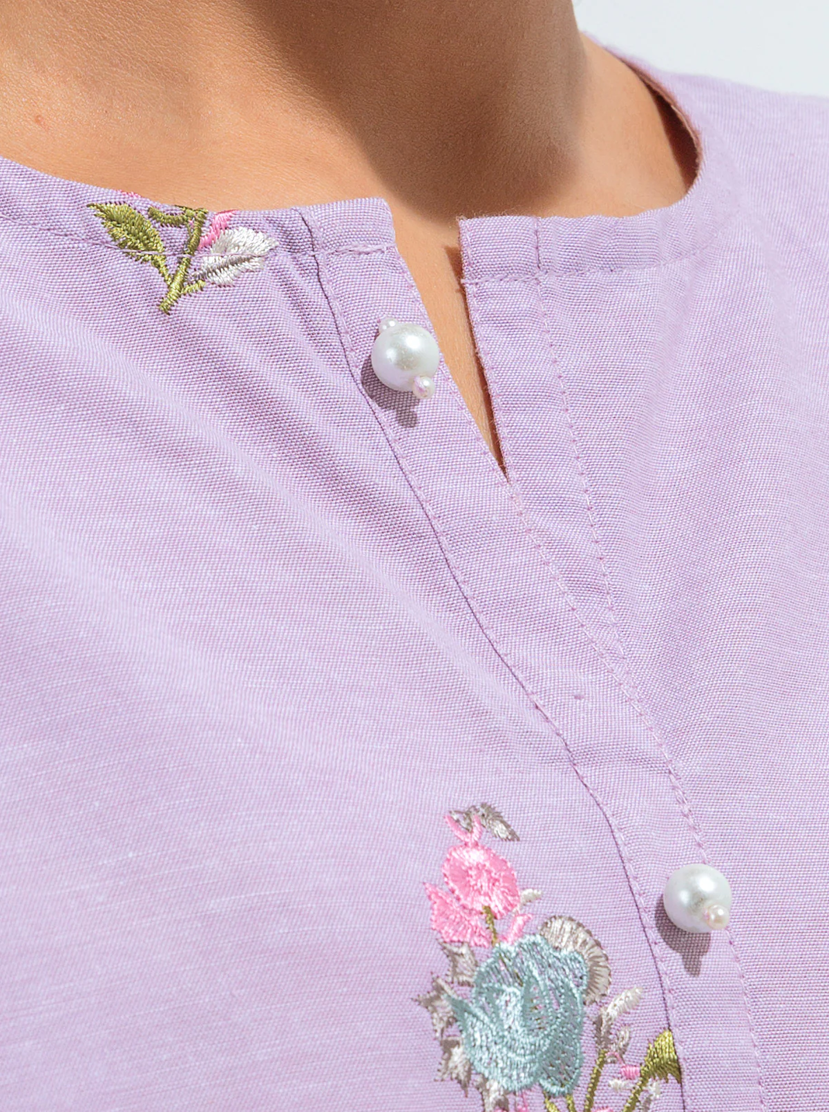 EMBROIDERED SHIRT WITH SHALWAR - Image 3