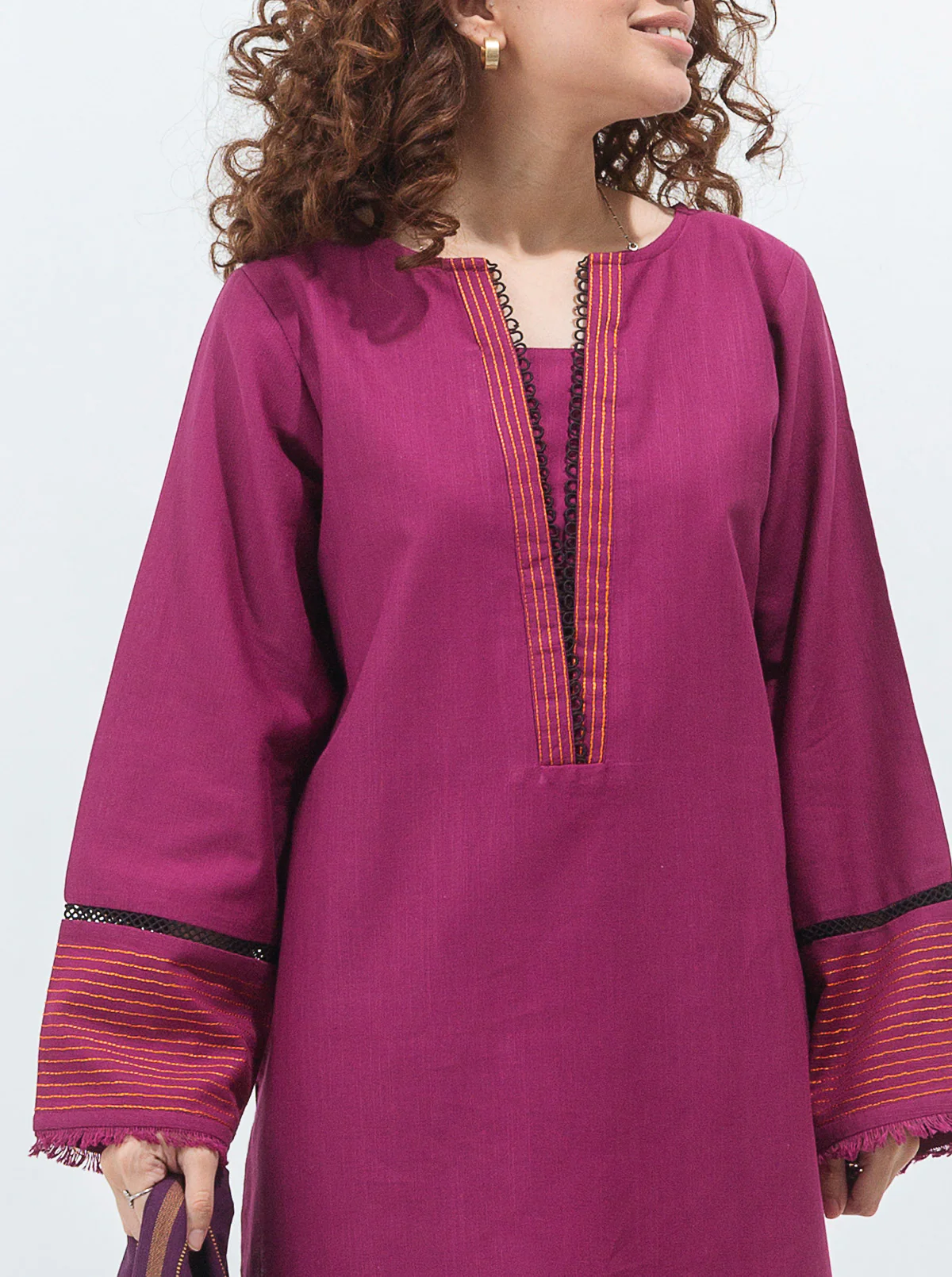 BASIC SHIRT WITH DUPATTA - Image 4