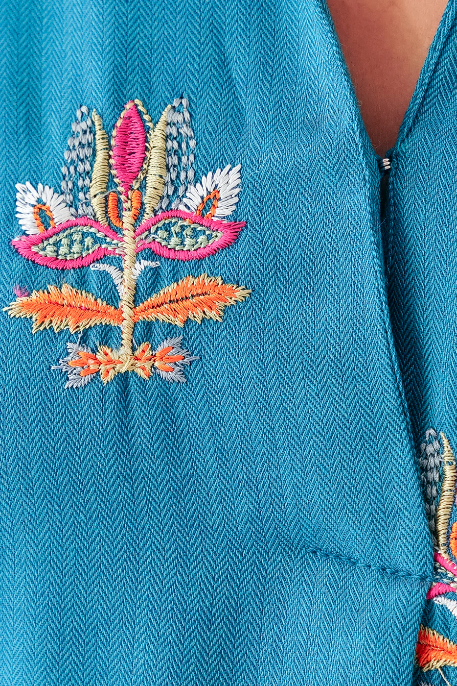 EMBROIDERED  SHIRT (PRET) - Image 3