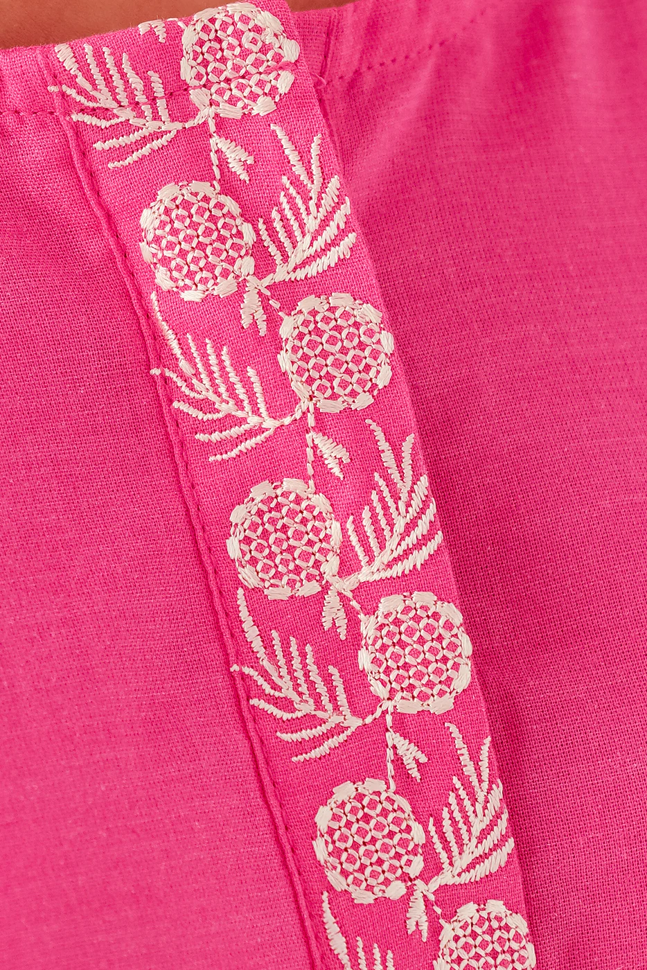 EMBROIDERED CHAMBRAY SHIRT (PRET) - Image 4