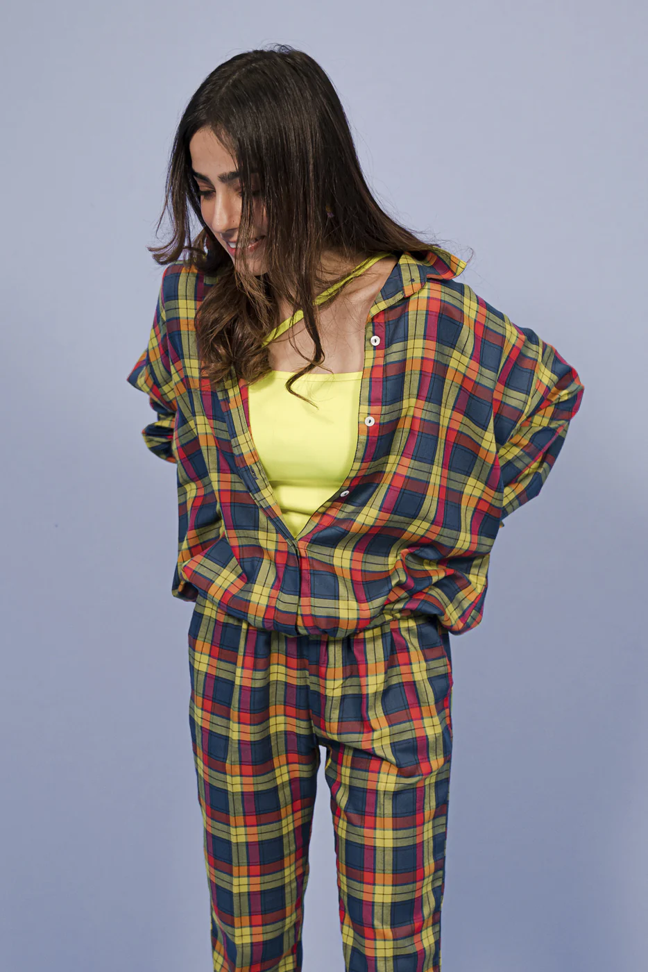 2 PIECE YARN DYED SUIT (PRET) - Image 3