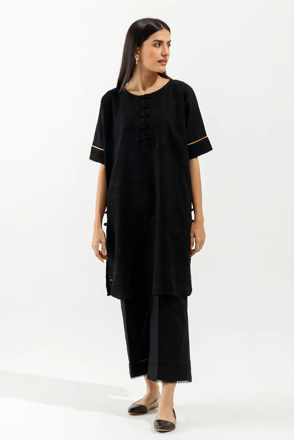 BASIC JACQUARD SHIRT (PRET) - Image 2