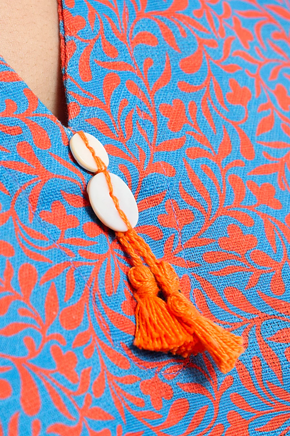 PRINTED JACQ KHADDAR SHIRT (PRET) - Image 4