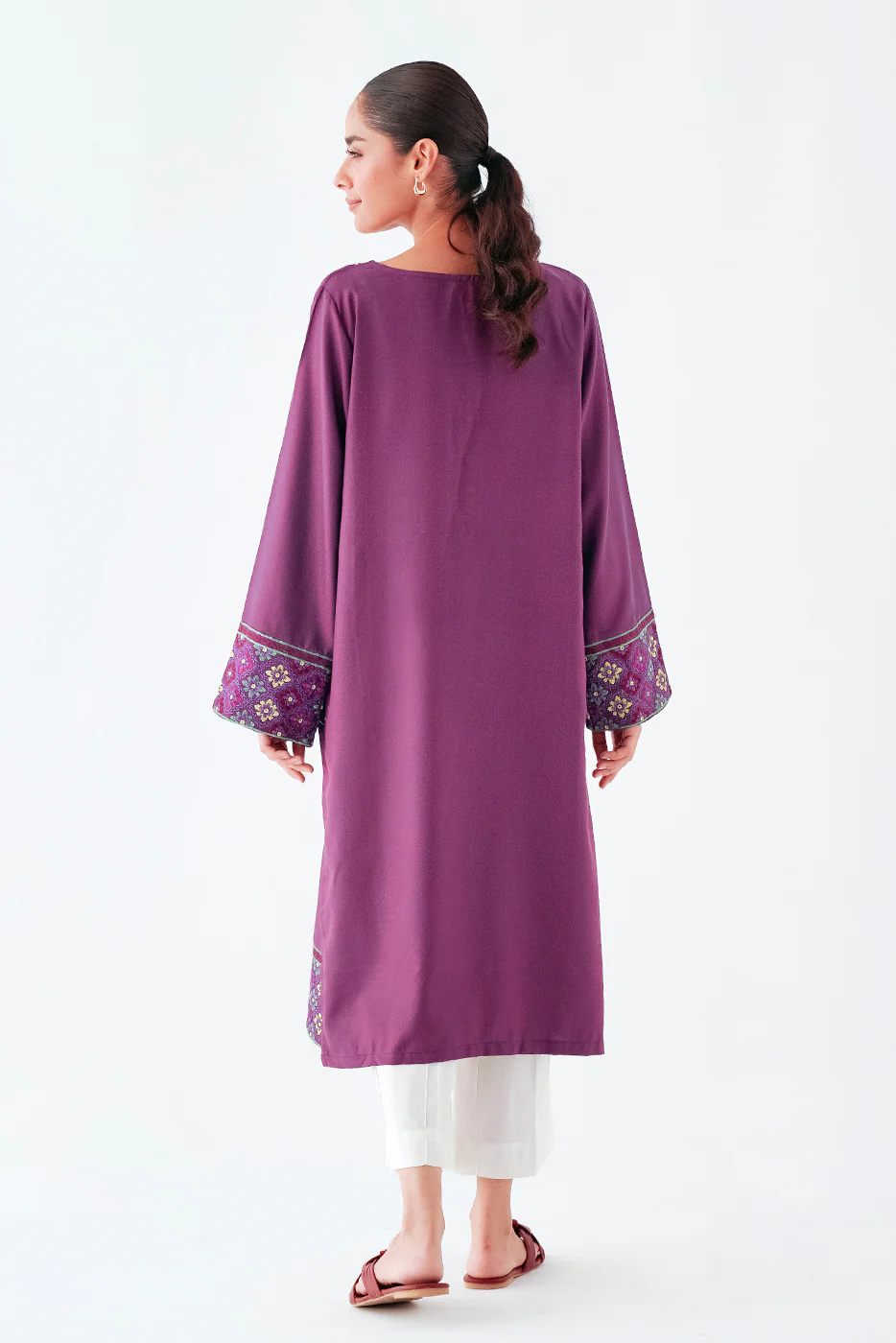 EMBROIDERED  SHIRT (PRET) - Image 2
