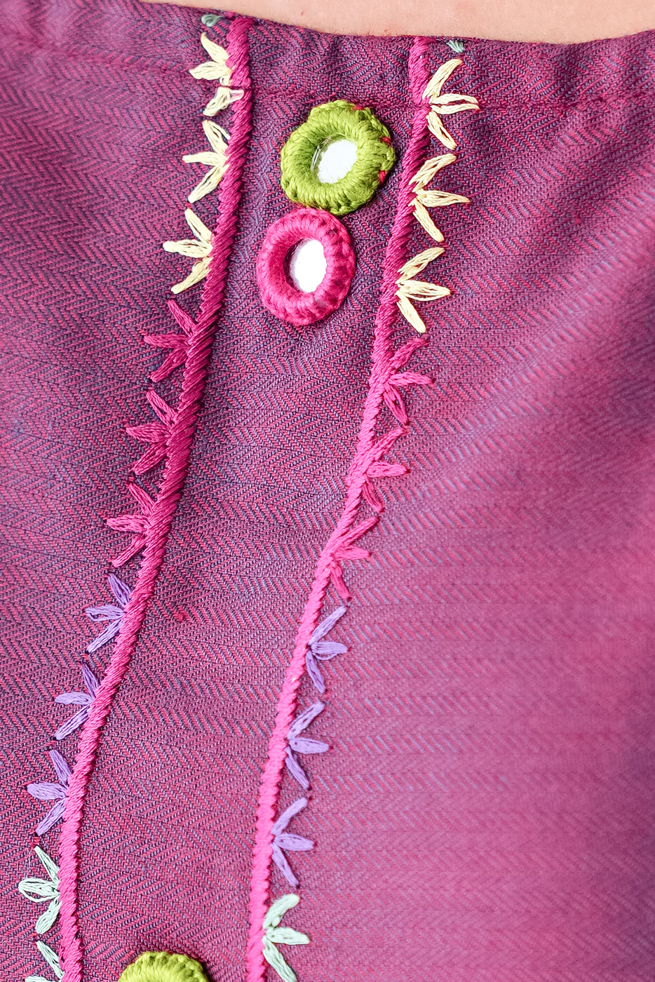 EMBROIDERED  SHIRT (PRET) - Image 3