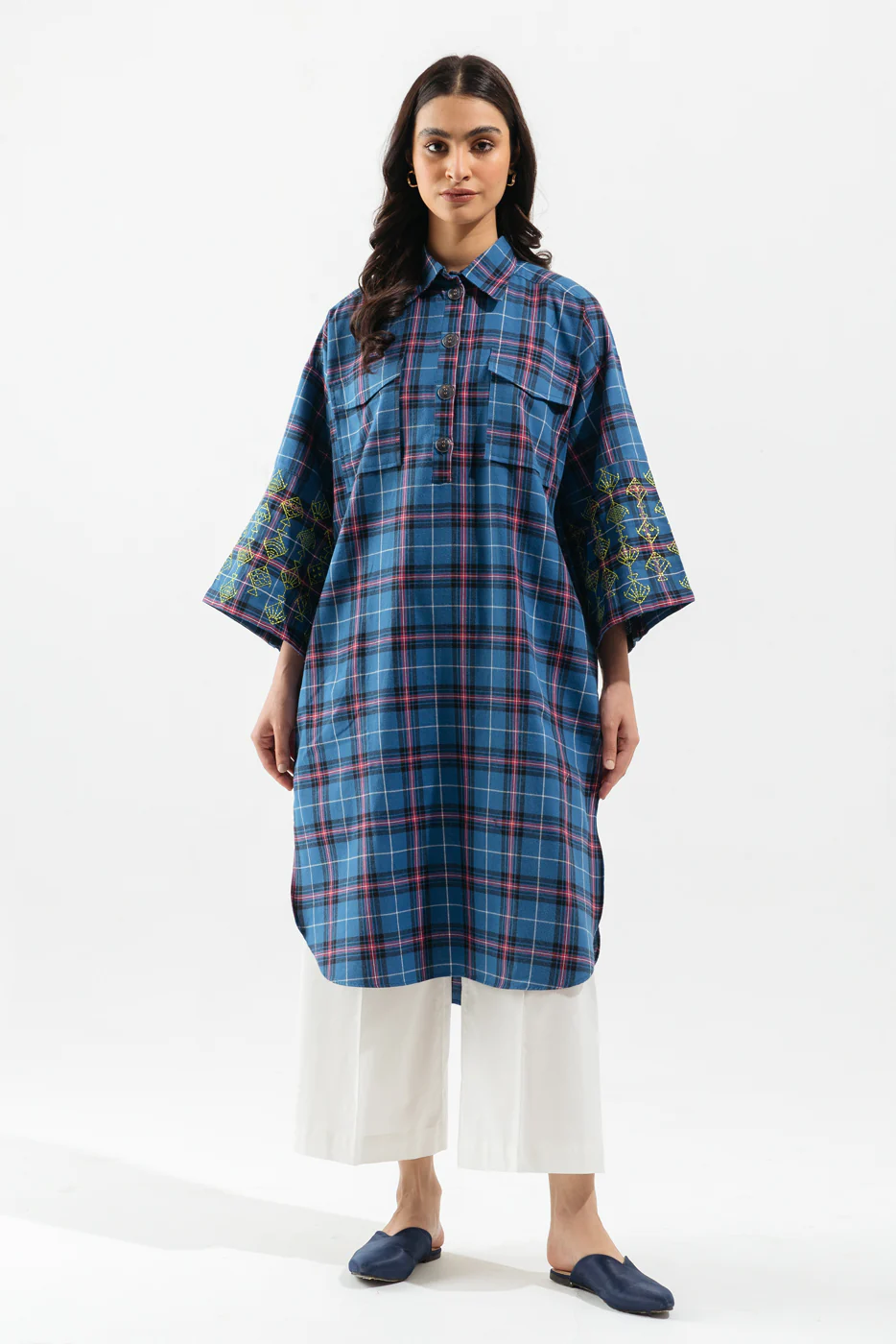 BASIC FLANNEL SHIRT (PRET) - Image 2