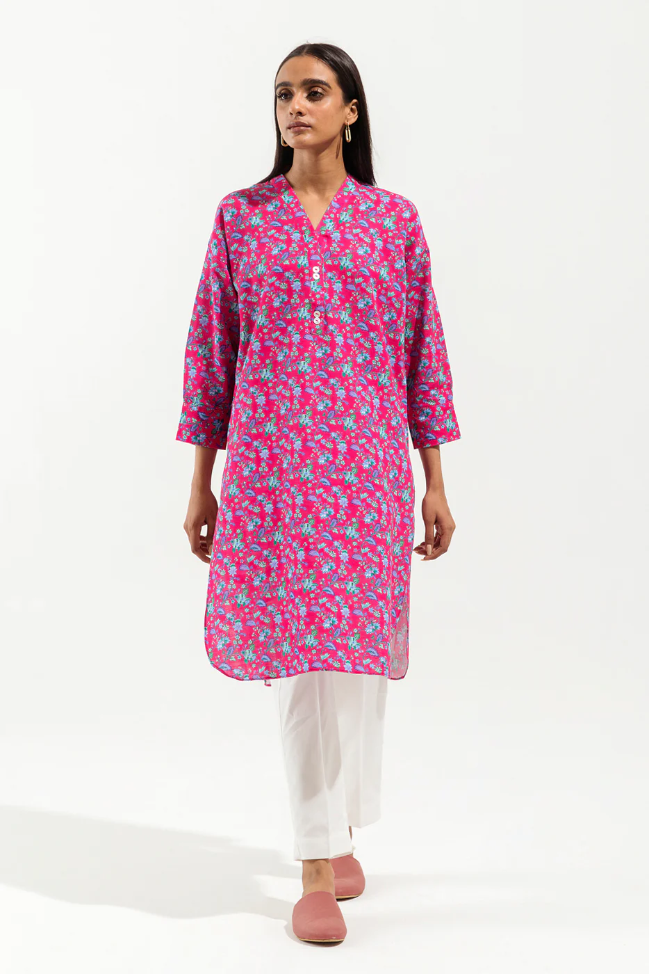 PRINTED JACQUARD SHIRT (PRET) - Image 2