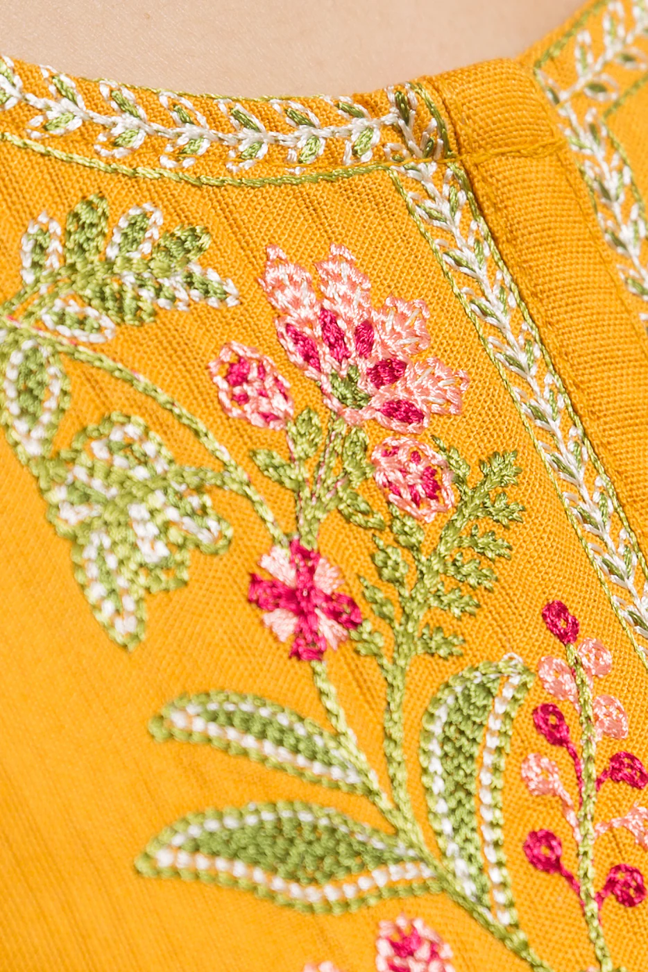 EMBROIDERED MULTI NEPS SHIRT (PRET) - Image 3