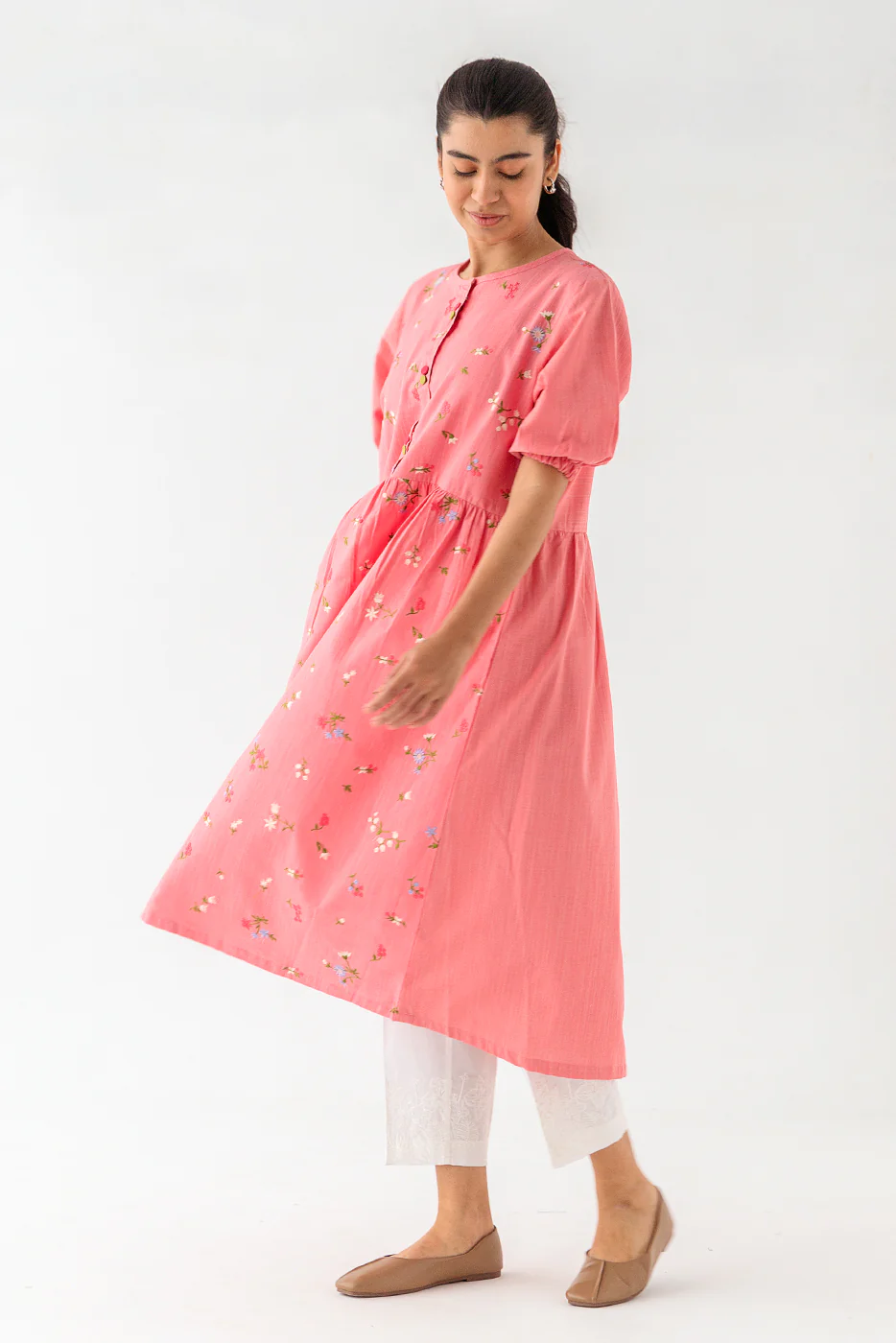 EMBROIDERED MULTI NEPS SHIRT (PRET) - Image 2
