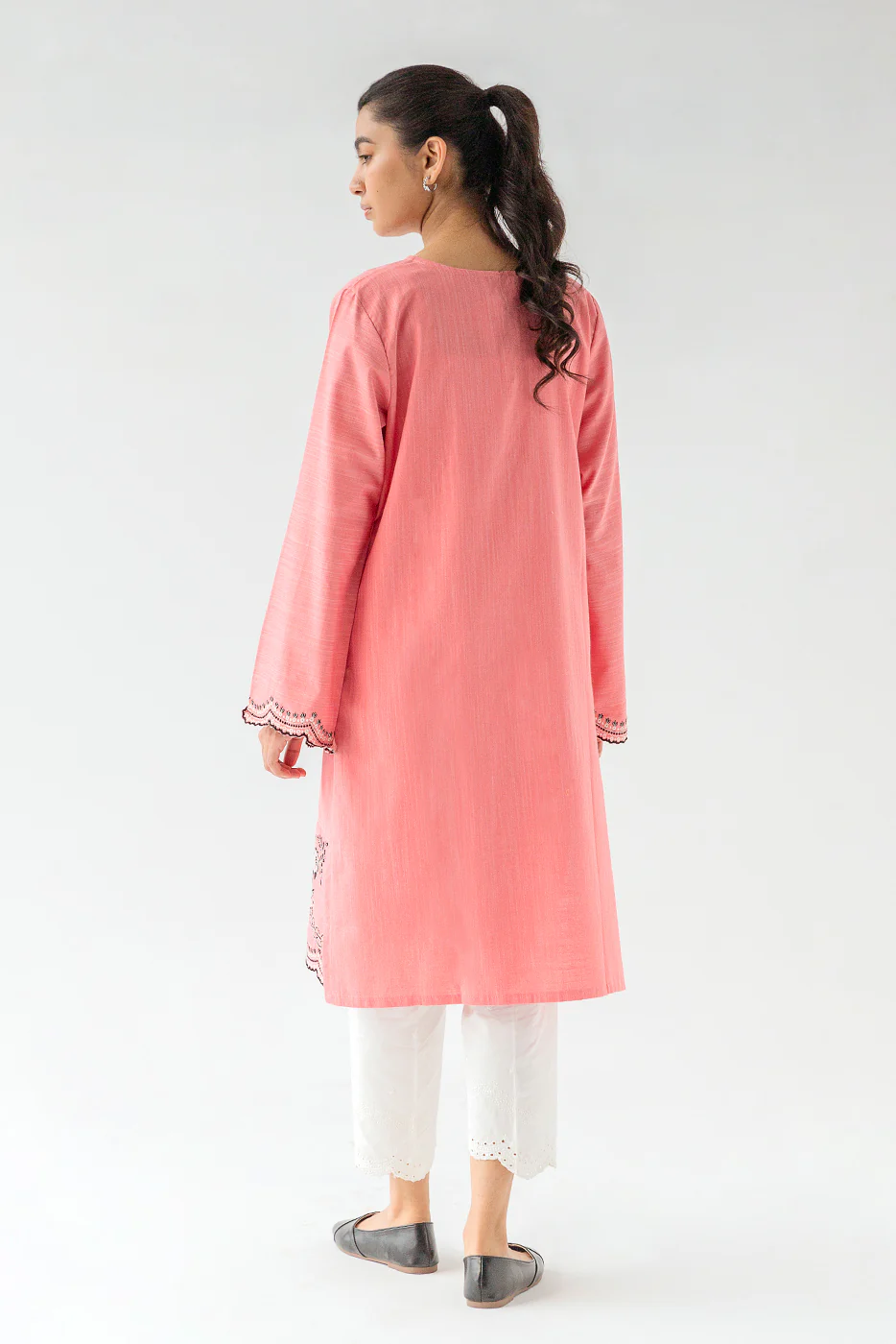 EMBROIDERED  SHIRT (PRET) - Image 3