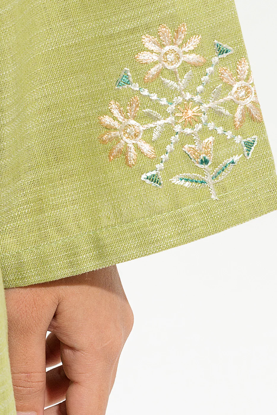 EMBROIDERED  SHIRT (PRET) - Image 4