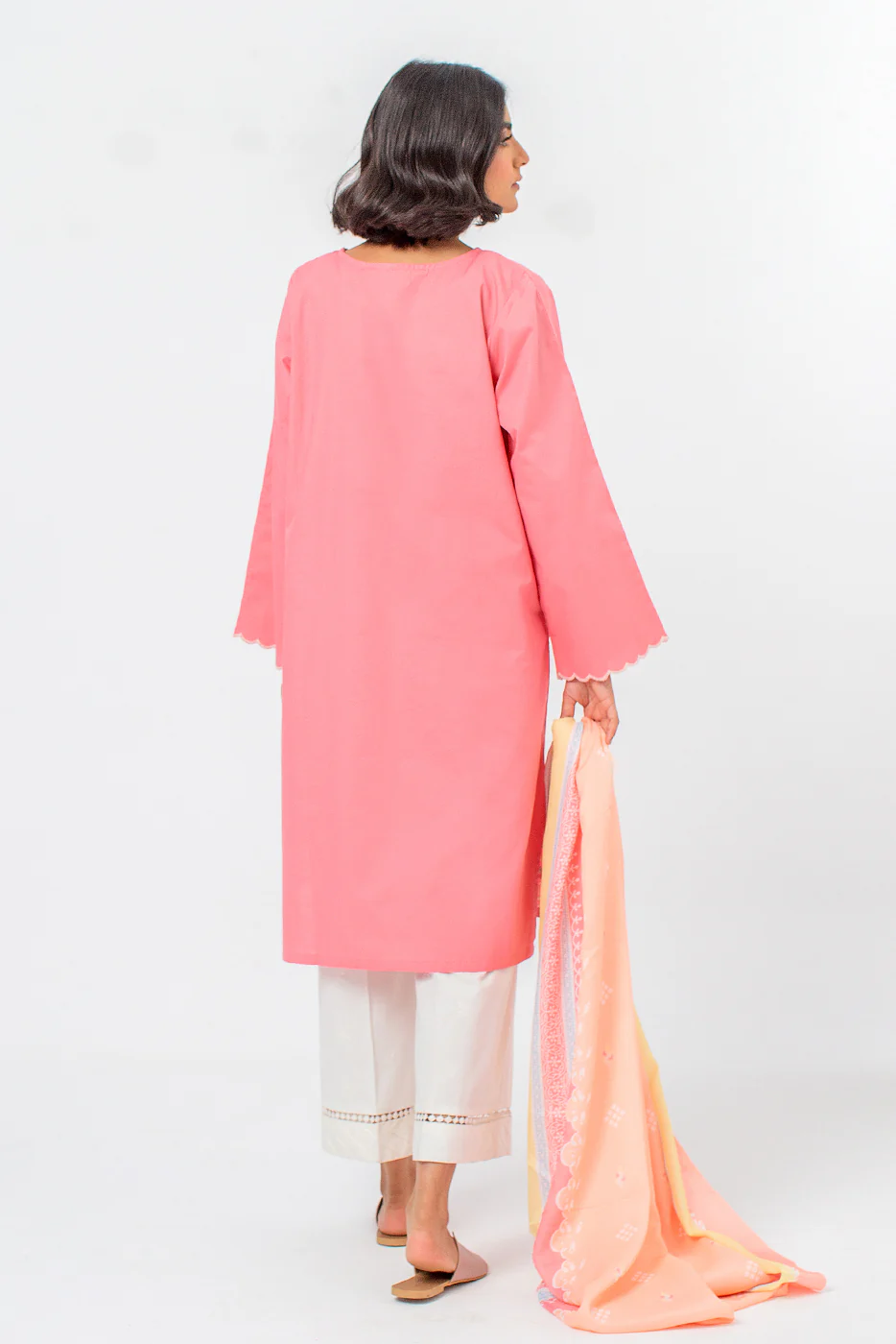 2 PIECE EMBROIDERED KHADDAR SUIT (PRET) - Image 3