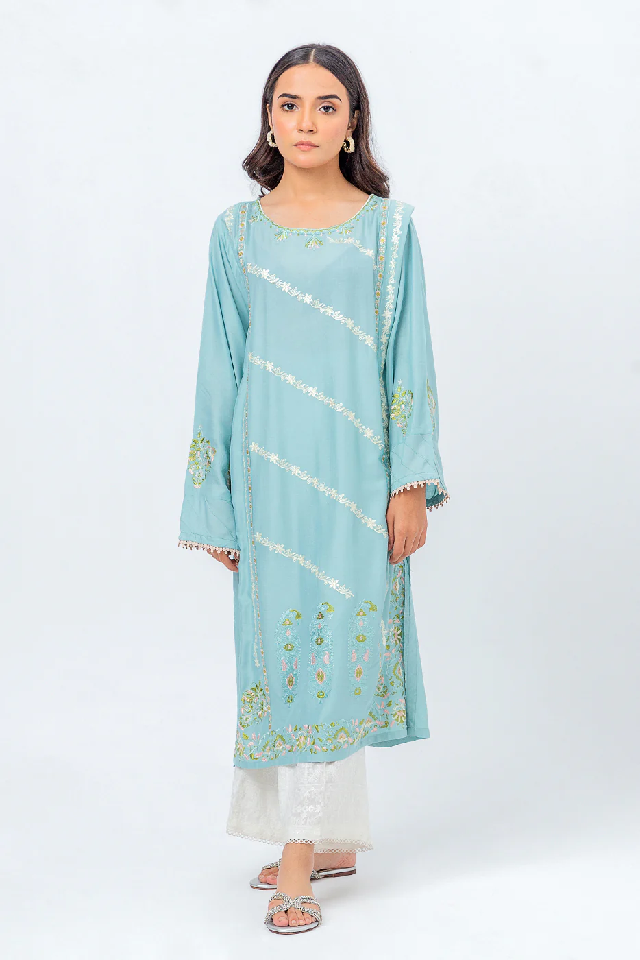 EMBROIDERED VISCOSE SHIRT (LUXURY PRET) - Image 2