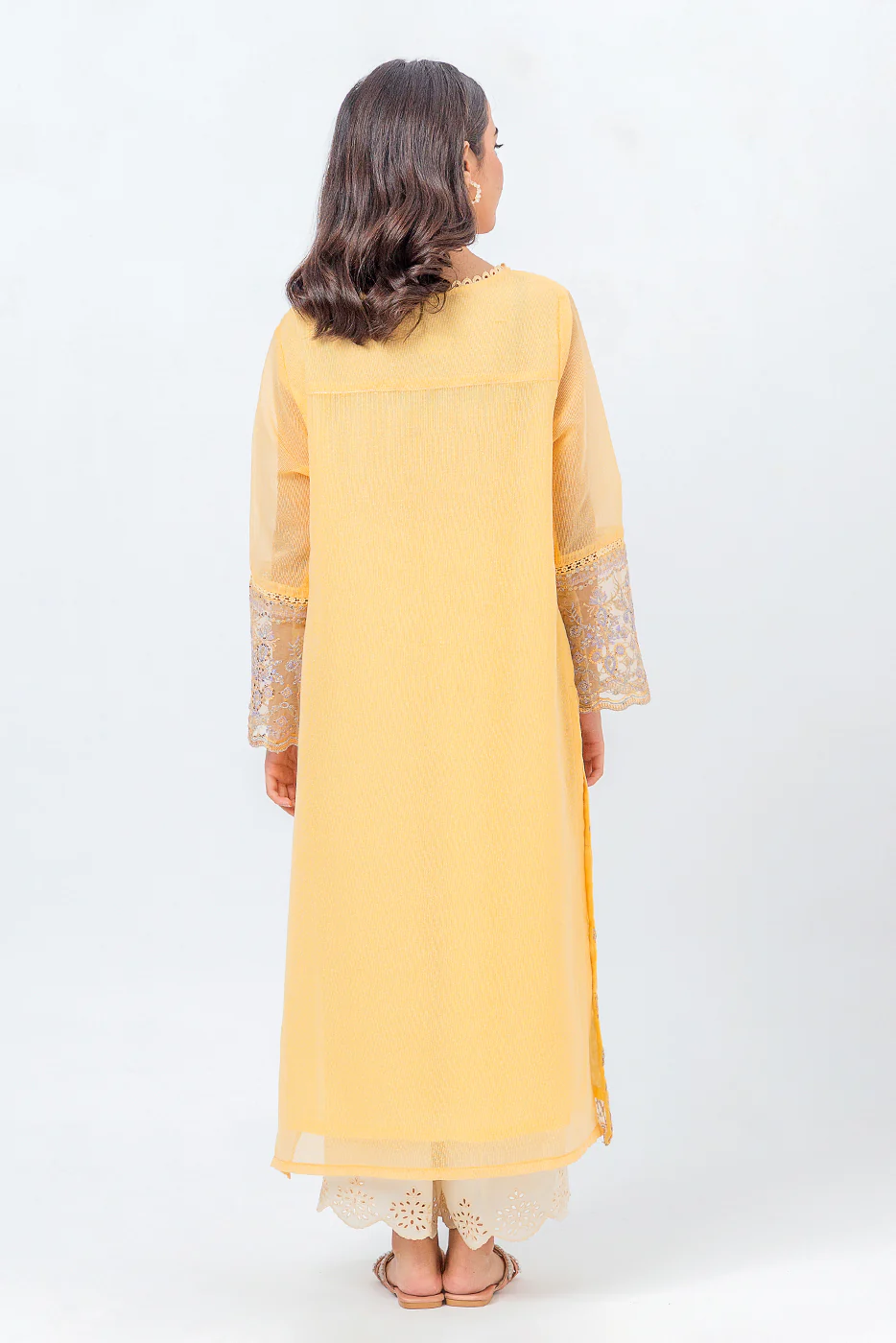 EMBROIDERED KARANDI SHIRT (LUXURY PRET) - Image 2