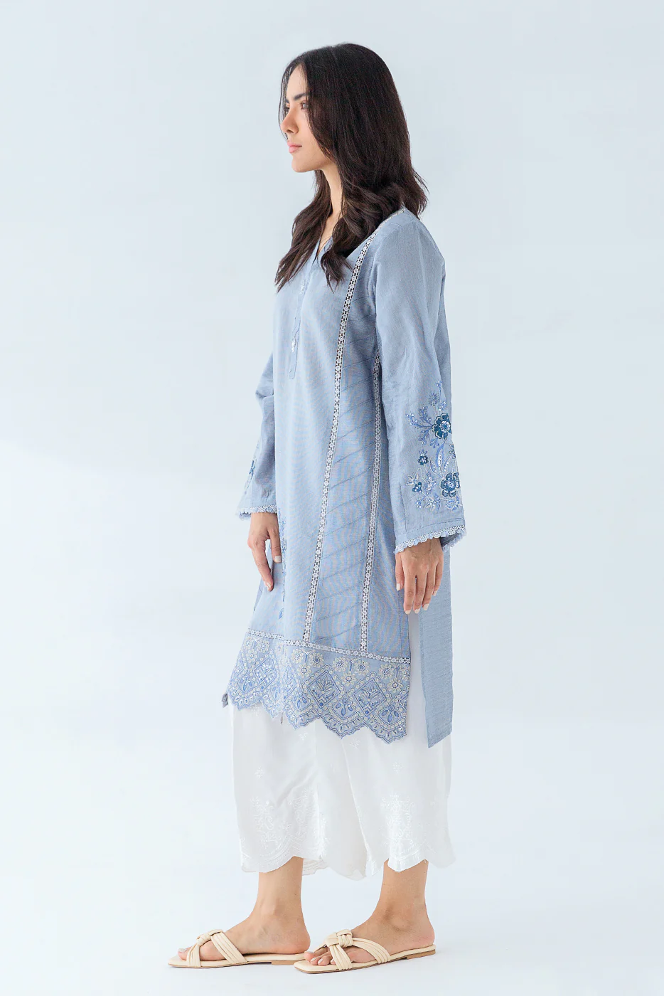 BASIC TWO TONE SHIRT (LUXURY PRET) - Image 3