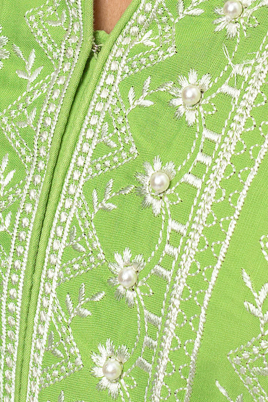 2 PIECE EMBROIDERED GREIGE LAWN SUIT (PRET) - Image 4