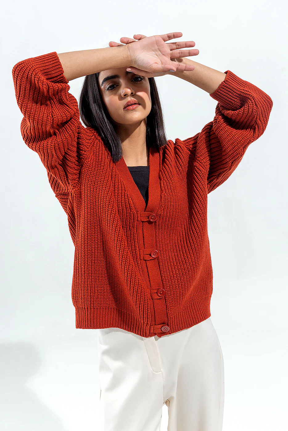 KNITTED CARDIGAN - Image 2