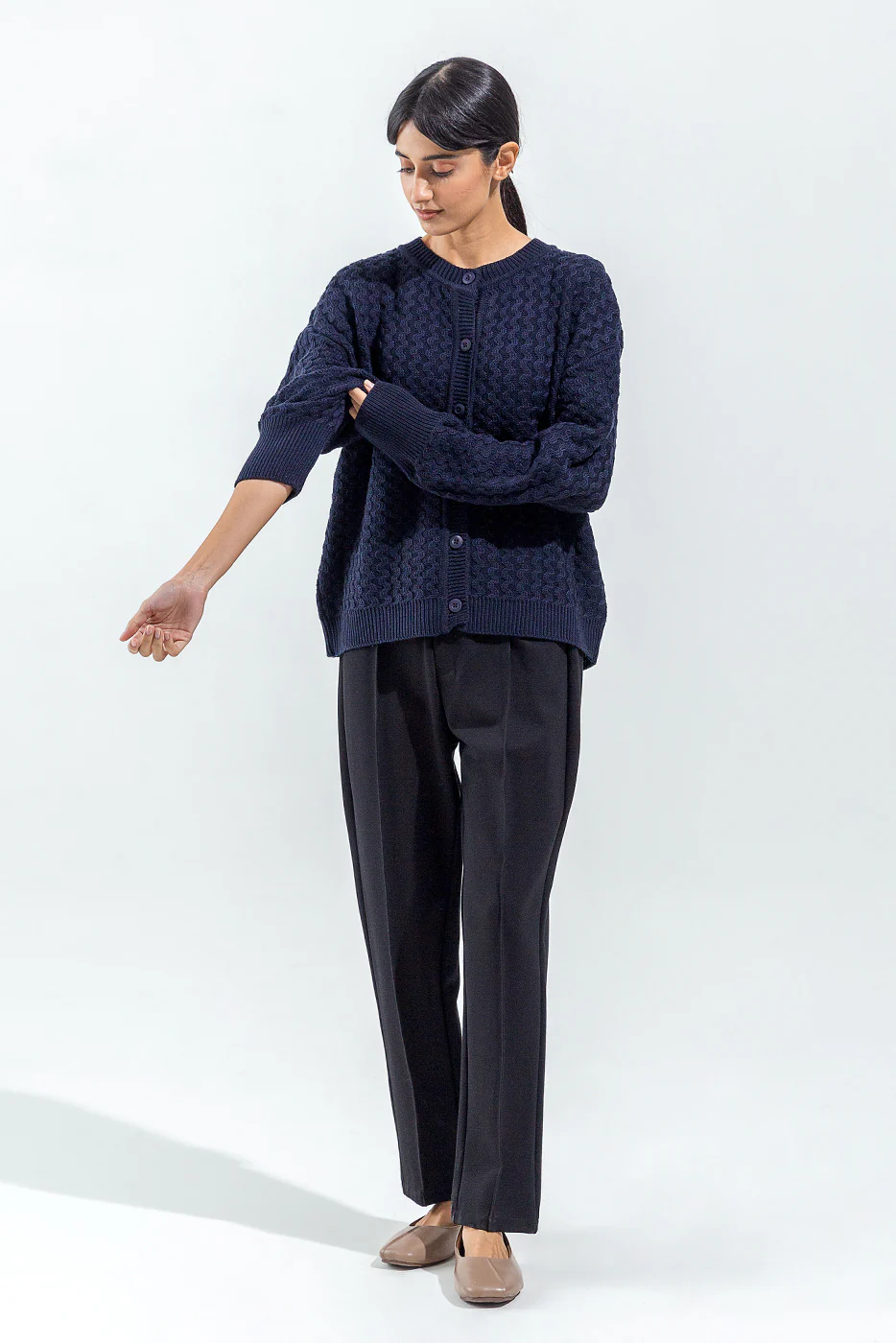 KNITTED CARDIGAN - Image 4