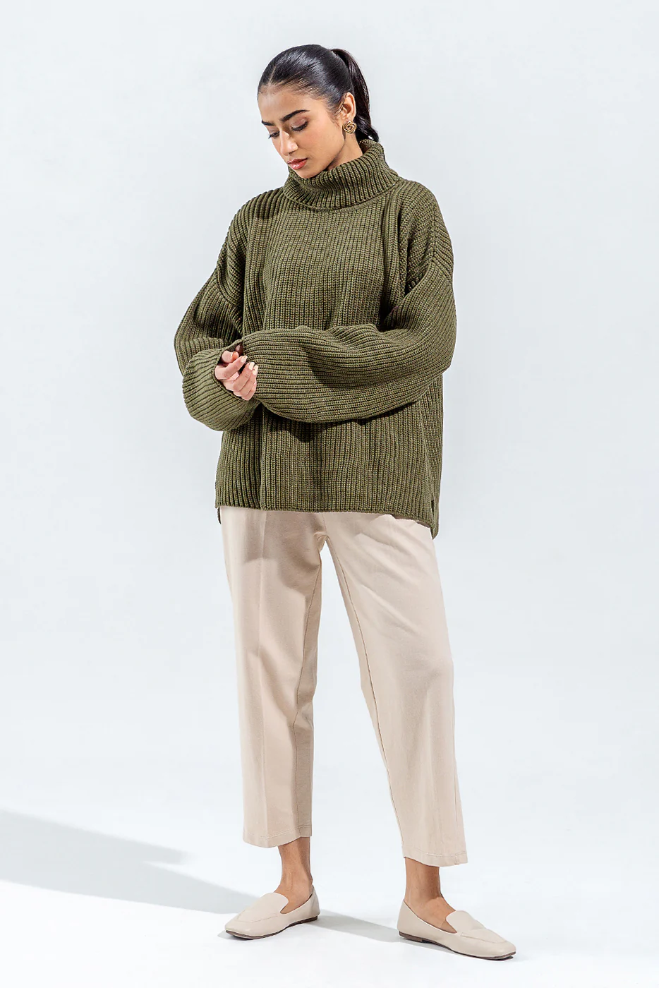 BOXY KNITTED PULLOVER - Image 3