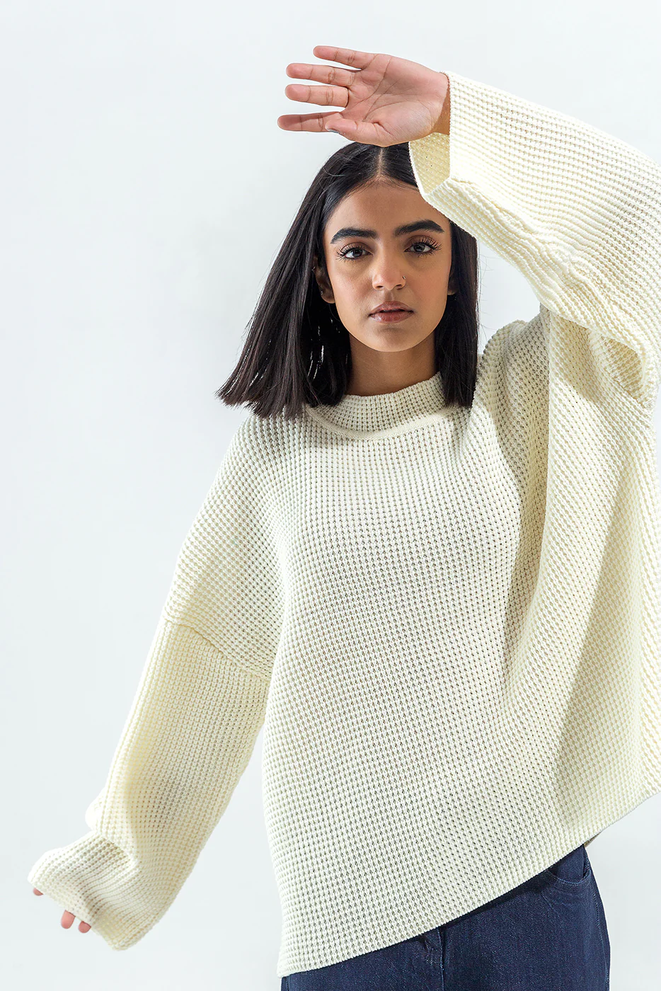 BOXY KNITTED PULLOVER - Image 3