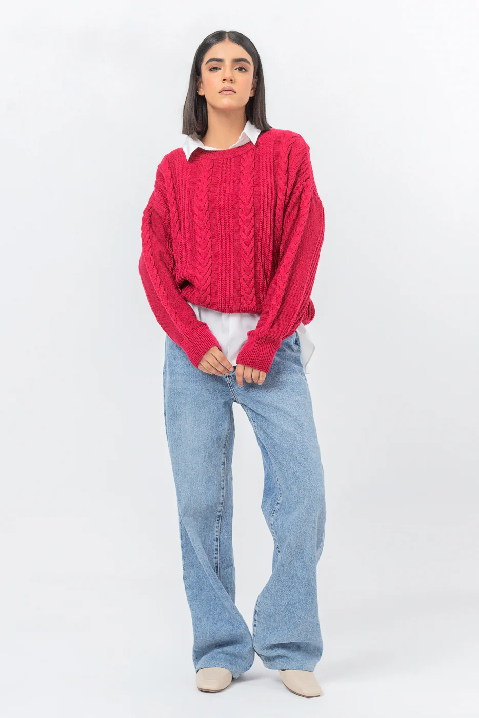 CRIMSON PULLOVER SWEATER - Image 2