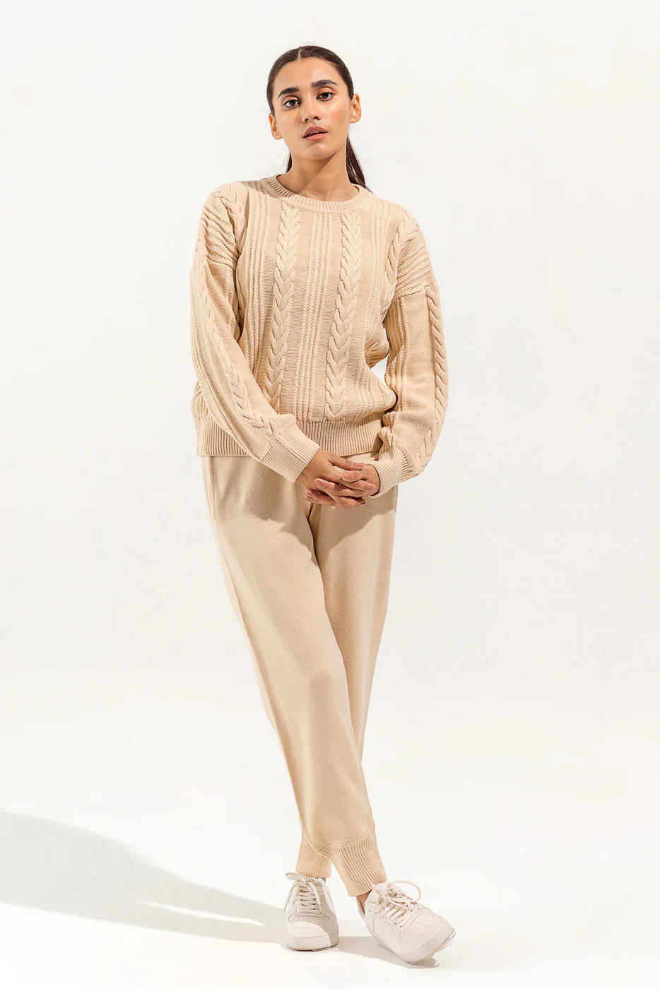 KNITTED CREW NECK JUMPER - Image 2