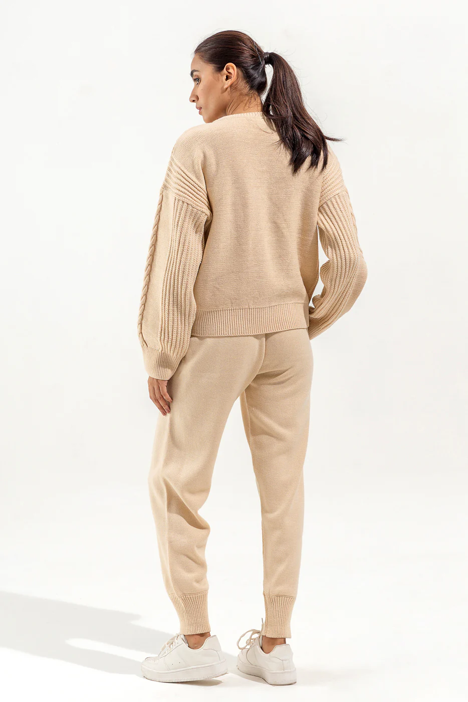 KNITTED CREW NECK JUMPER - Image 3