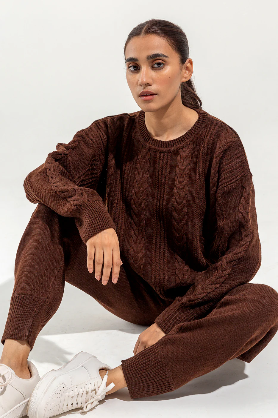 KNITTED CREW NECK JUMPER - Image 3