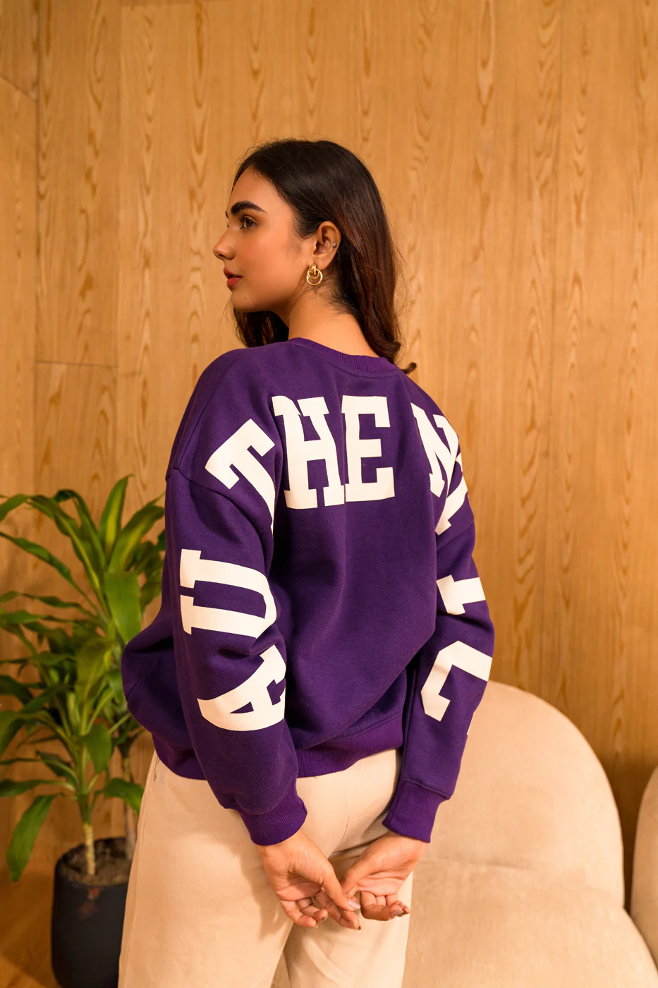 PRINTED OVERSIZED SWEATSHIRT - Image 2
