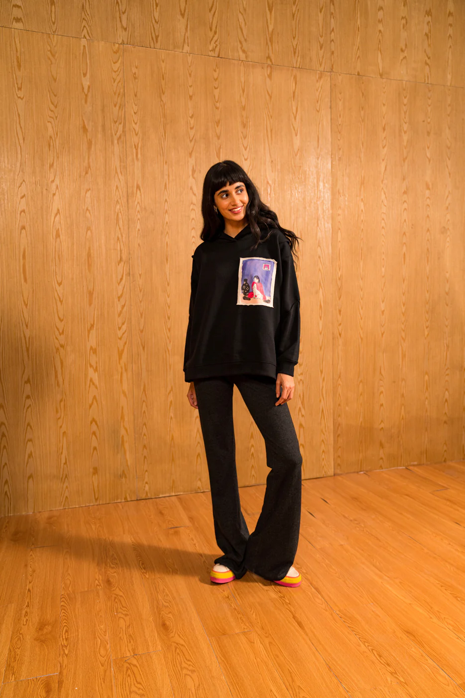 OVERSIZED GRAPHIC HOODIE - Image 3