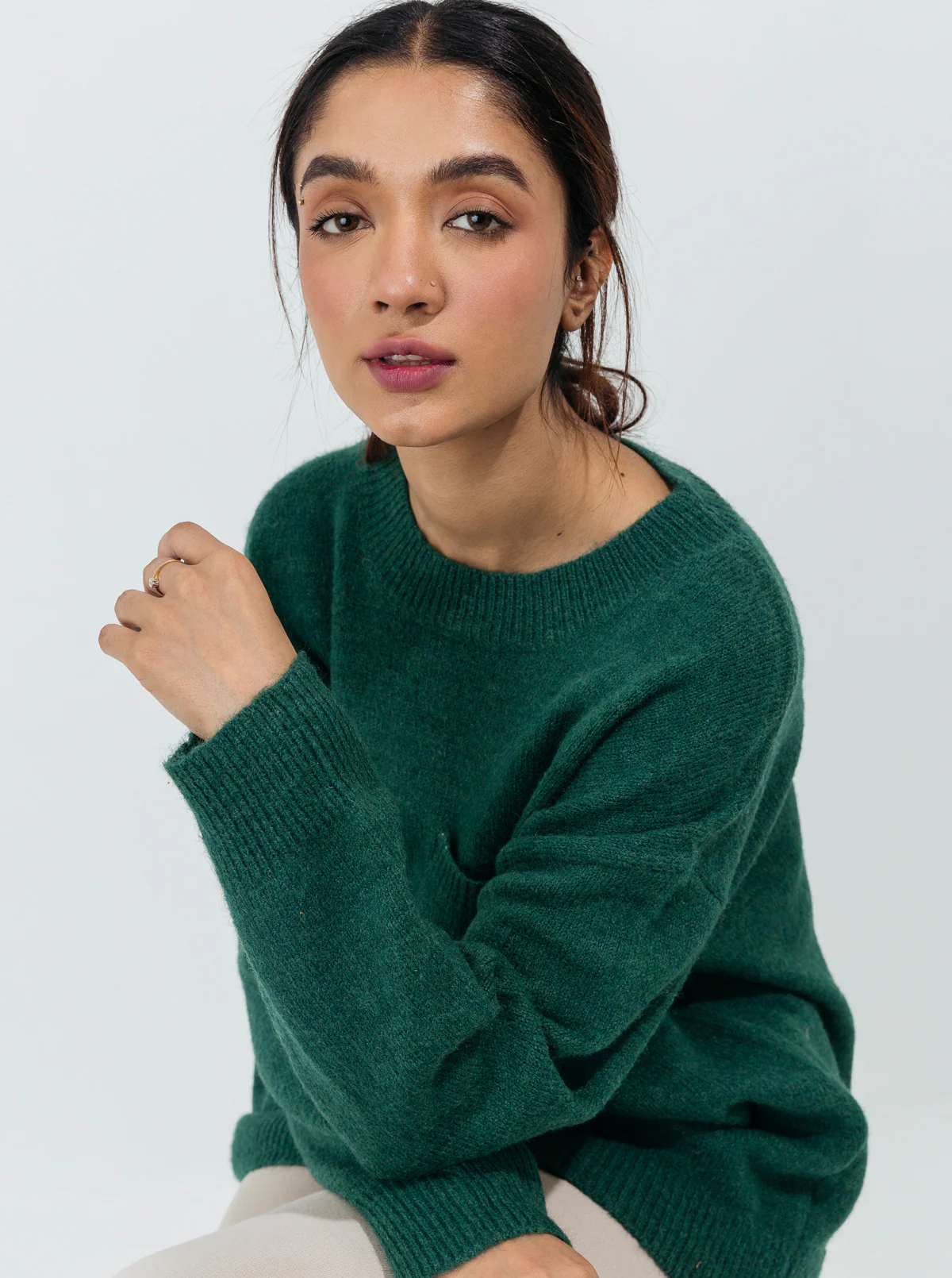 GREEN POCKET PULLOVER - Image 2