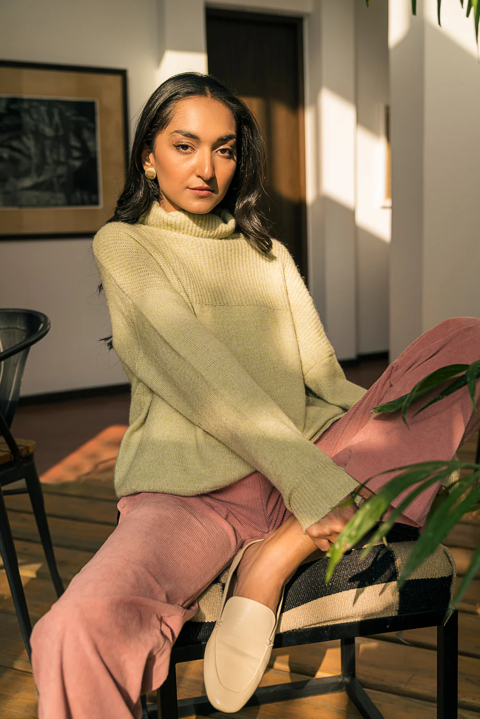 MINT GREEN TURTLENECK PULLOVER - Image 3