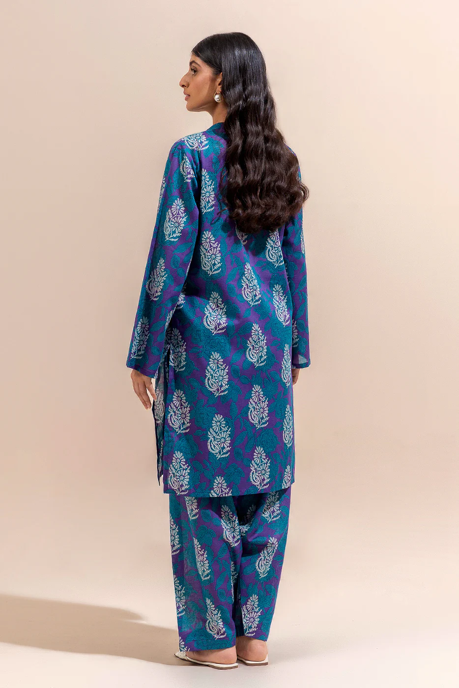 2 PIECE PRINTED LAWN SUIT-POISON IVY (UNSTITCHED) - Image 3