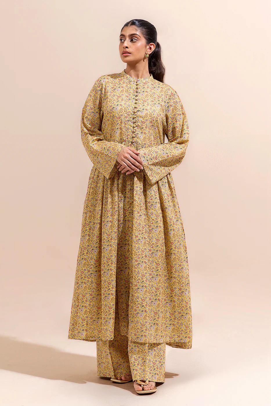2 PIECE PRINTED LAWN SUIT-SUNDAY SAUNA (UNSTITCHED) - Image 2