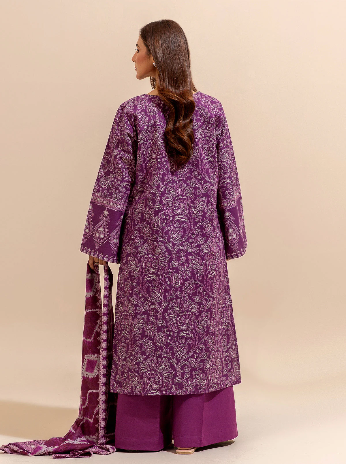 2 PIECE PRINTED LAWN SUIT-MAGIC MALEVOLENCE (UNSTITCHED) - Image 4