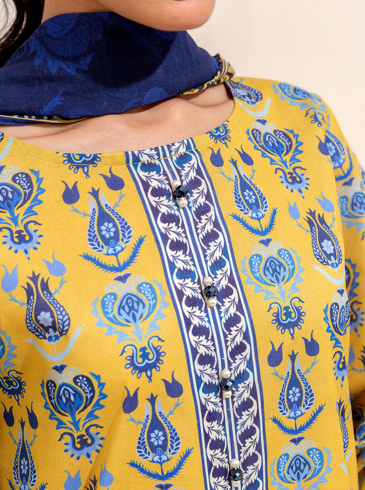 3 PIECE PRINTED LAWN-?ZNIK SENSE (UNSTITCHED) - Image 5