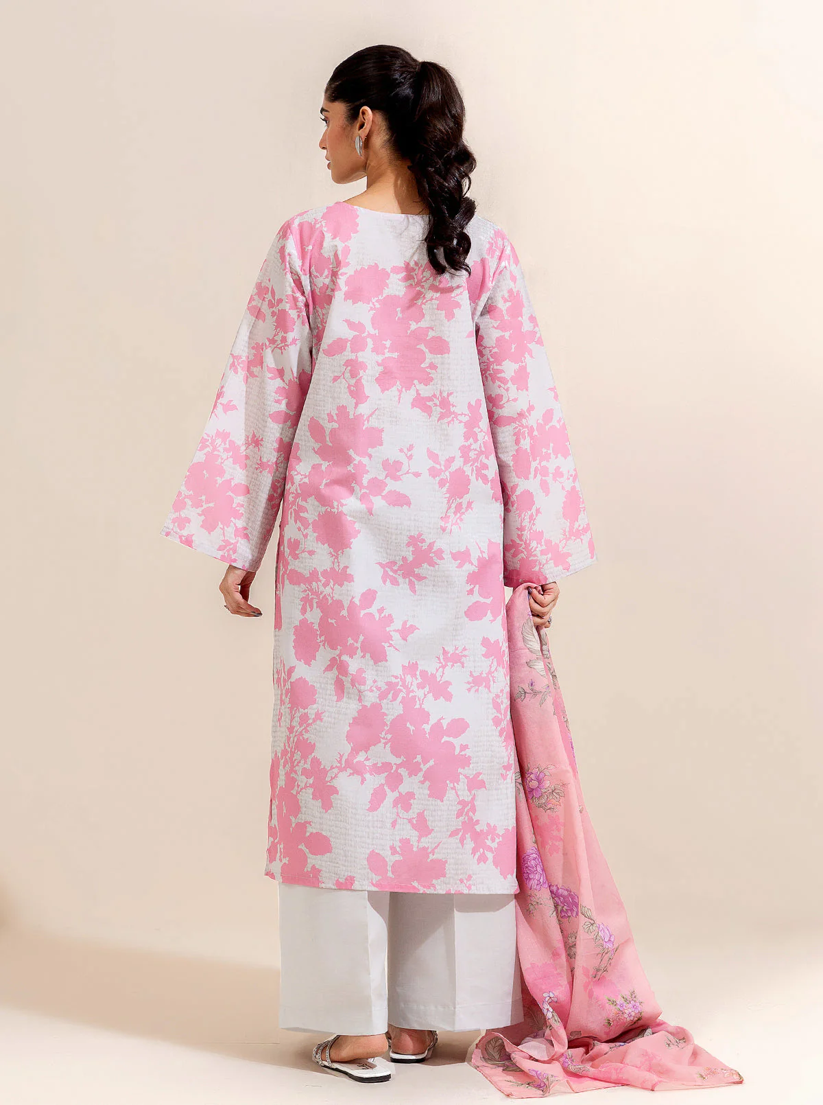 3 PIECE PRINTED LAWN-BLUSH BLOSSOM (UNSTITCHED) - Image 6