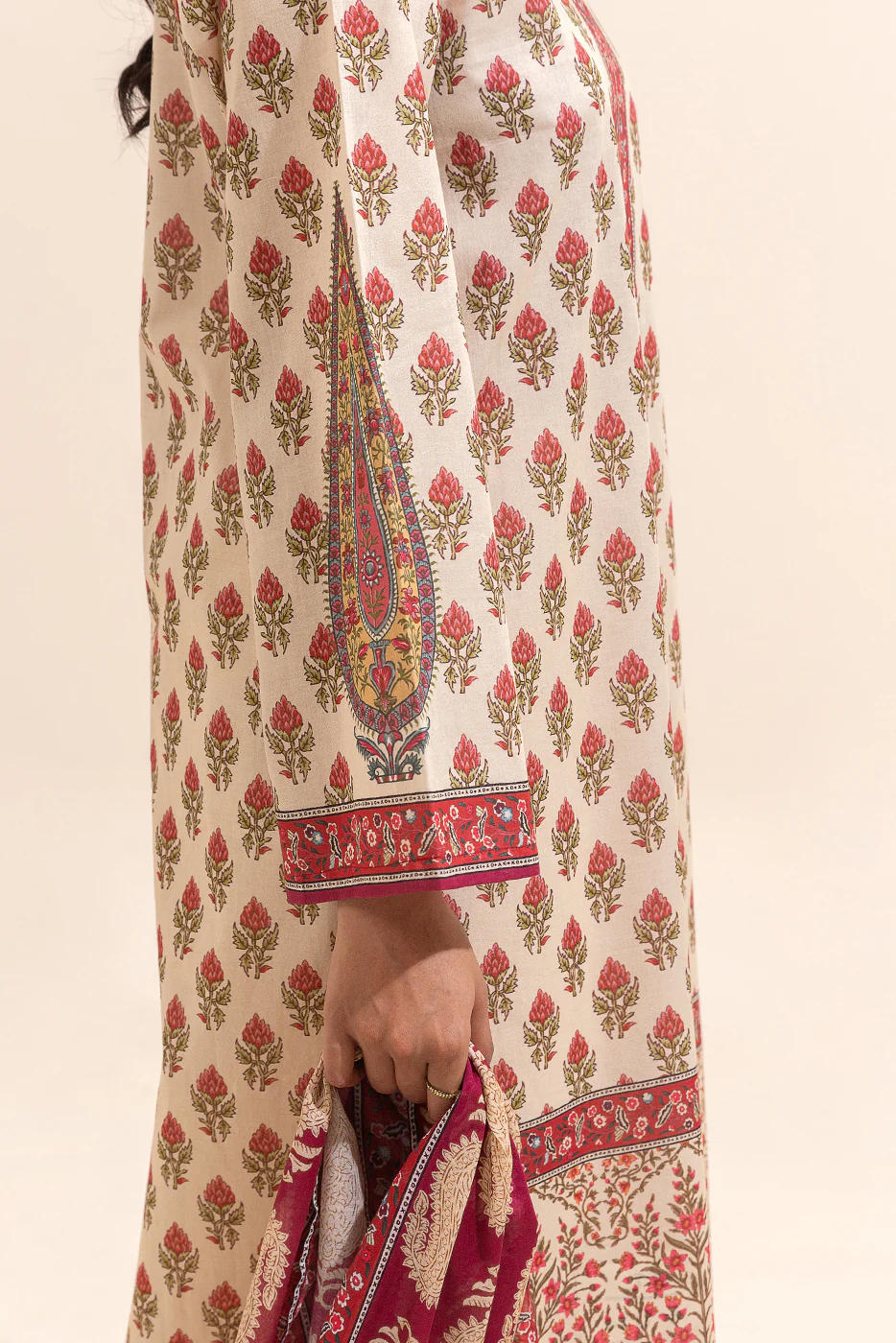 3 PIECE PRINTED LAWN SUIT-TIMELESS TRANCE (UNSTITCHED) - Image 4