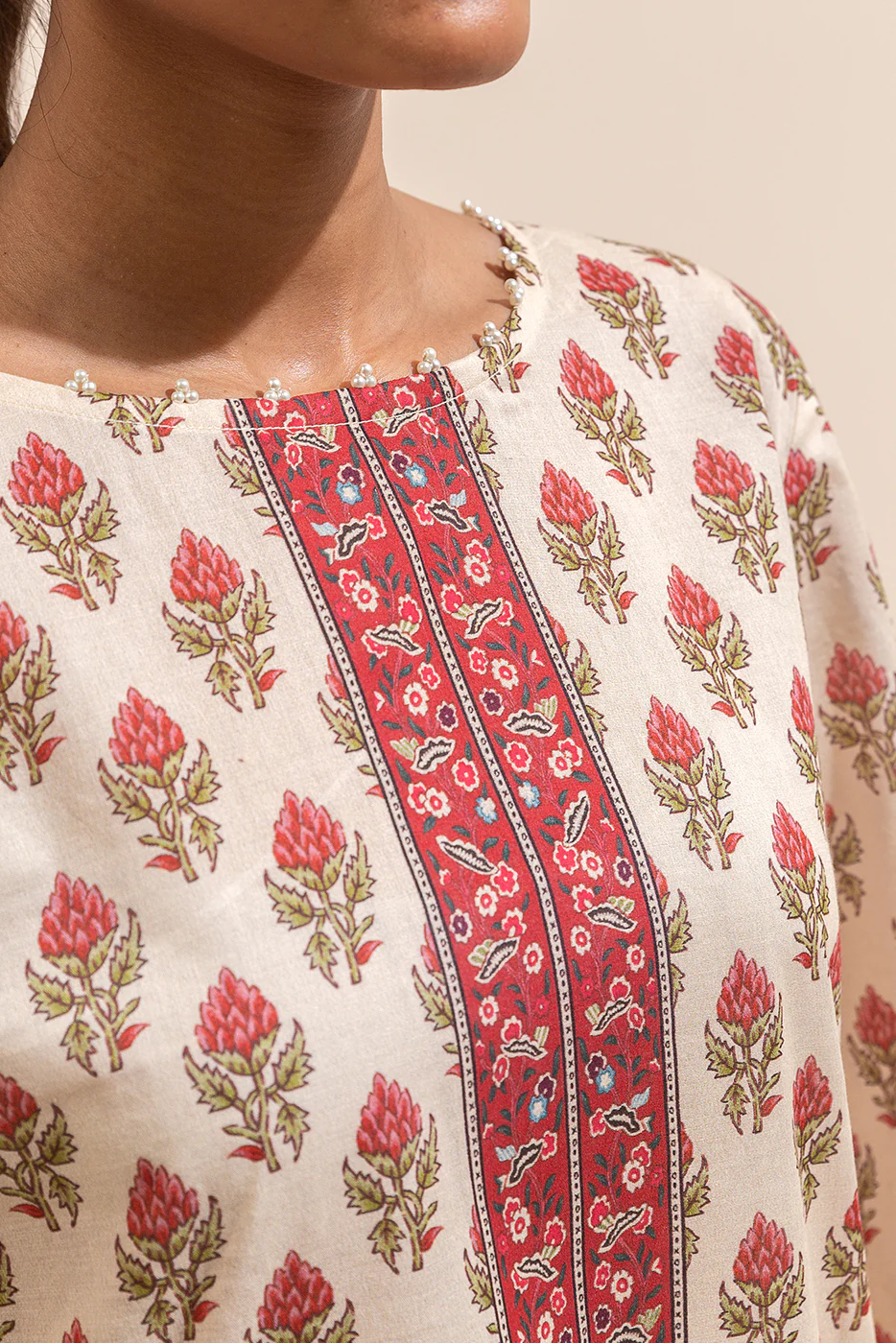 3 PIECE PRINTED LAWN SUIT-TIMELESS TRANCE (UNSTITCHED) - Image 6