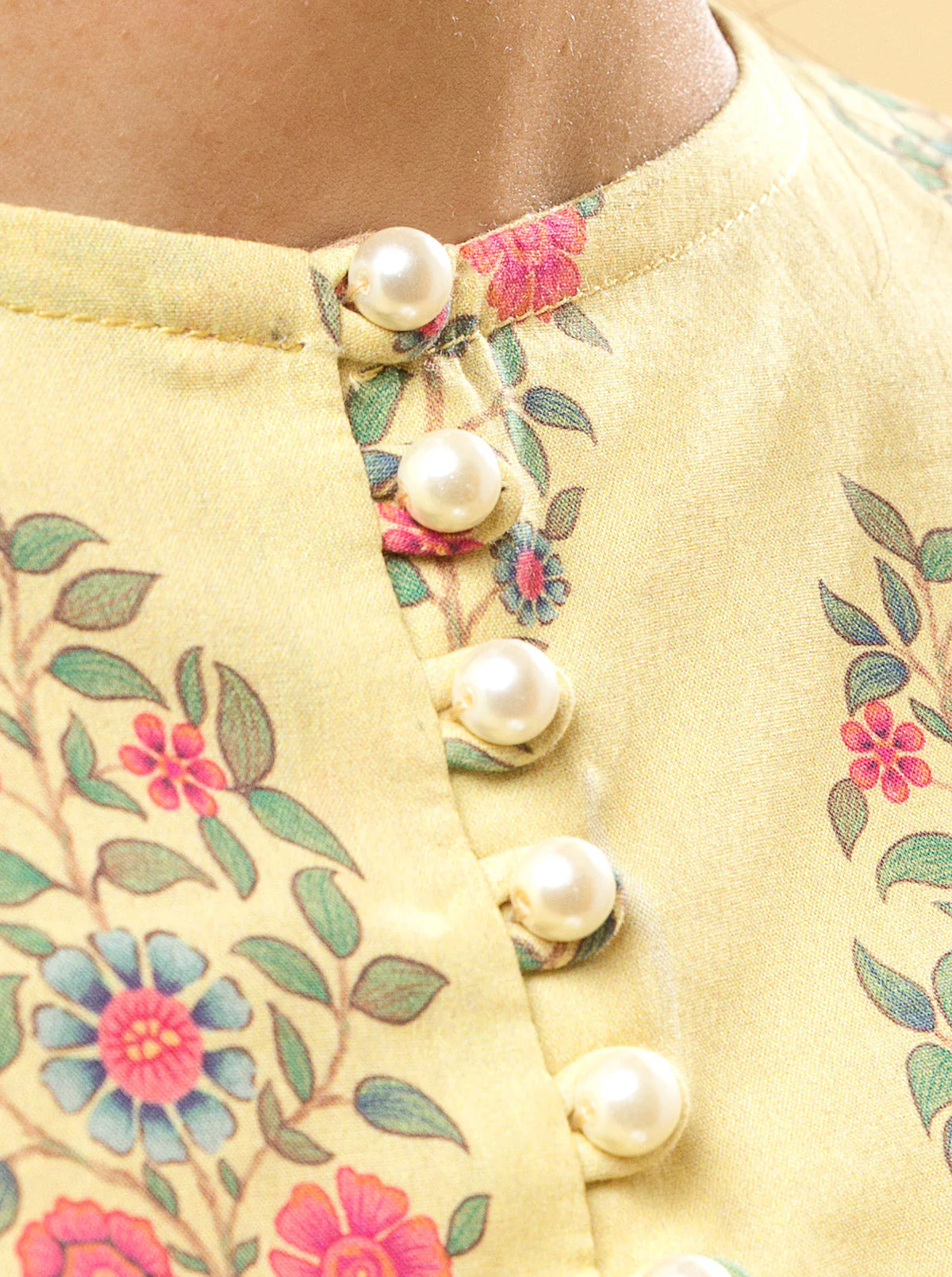 2 PIECE - PRINTED LAWN SUIT - BLOOMING OBSESSION - Image 3