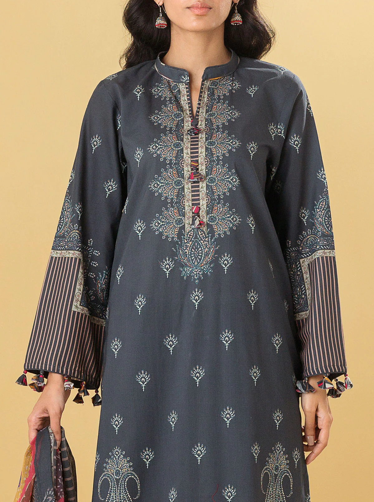 3 PIECE - PRINTED LAWN SUIT - MYSTIQUE MUSE - Image 4