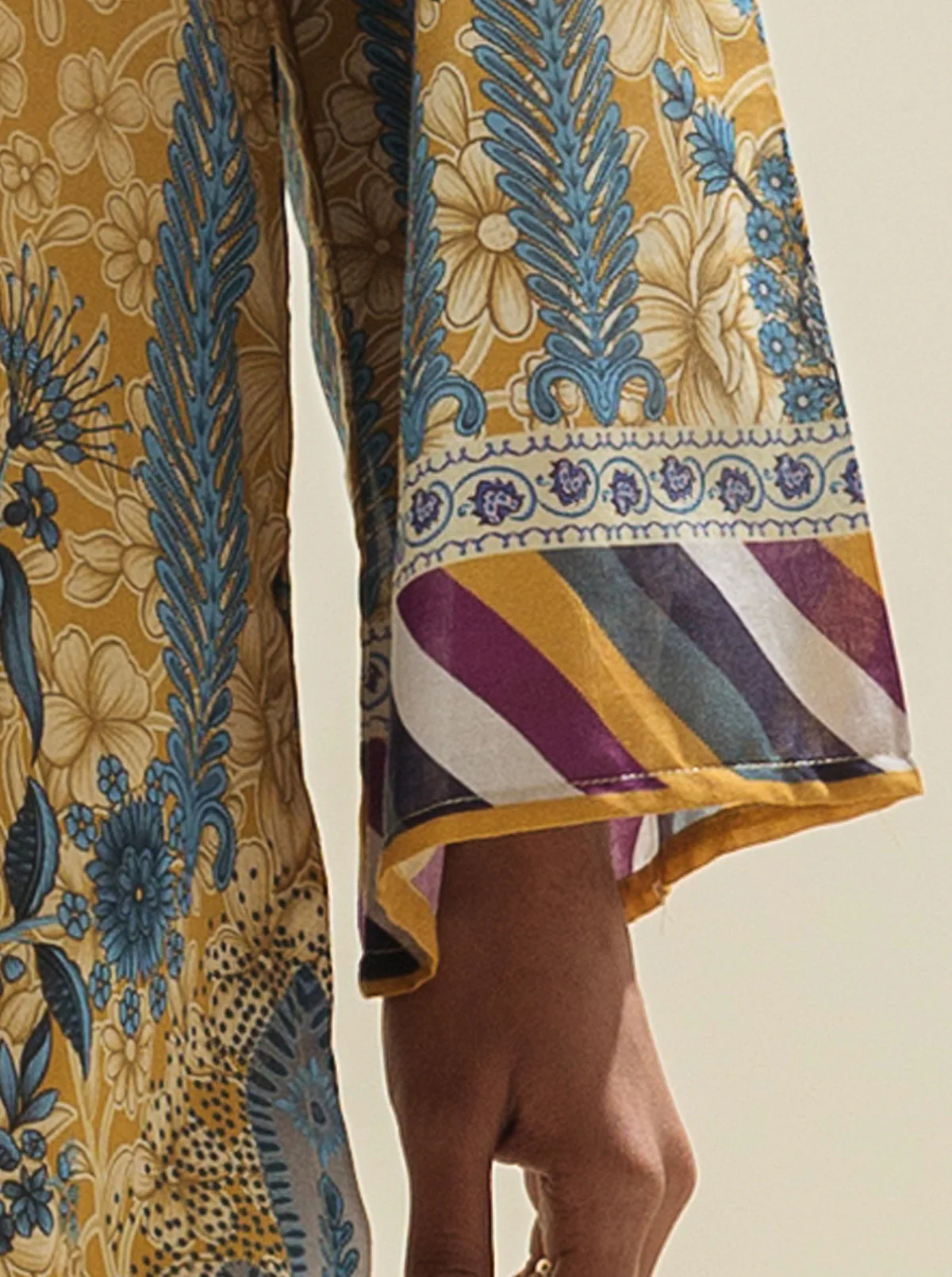 1 PIECE - PRINTED LAWN SHIRT - DESERT MIRAGE - Image 4