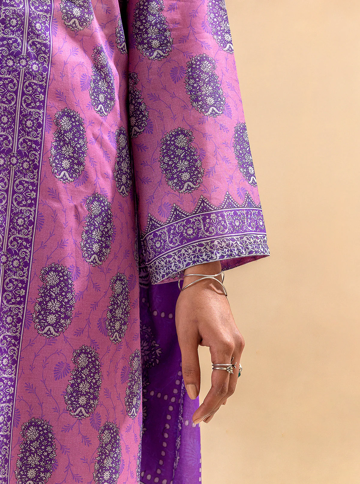 2 PIECE PRINTED LAWN SUIT-CANDY CRUSH (UNSTITCHED) - Image 2