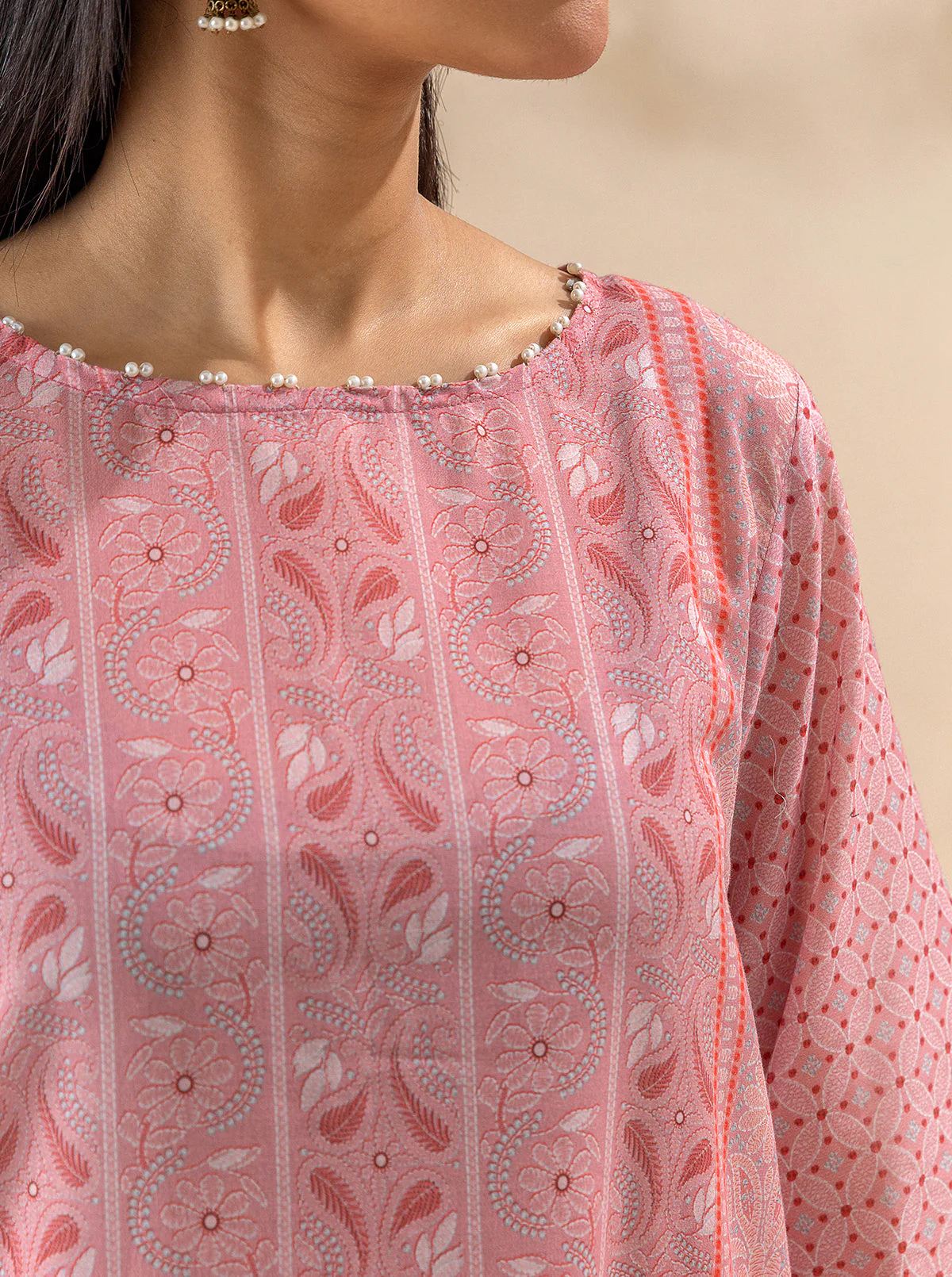 3 PIECE PRINTED LAWN SUIT-SERENE NEEDLE (UNSTITCHED) - Image 7