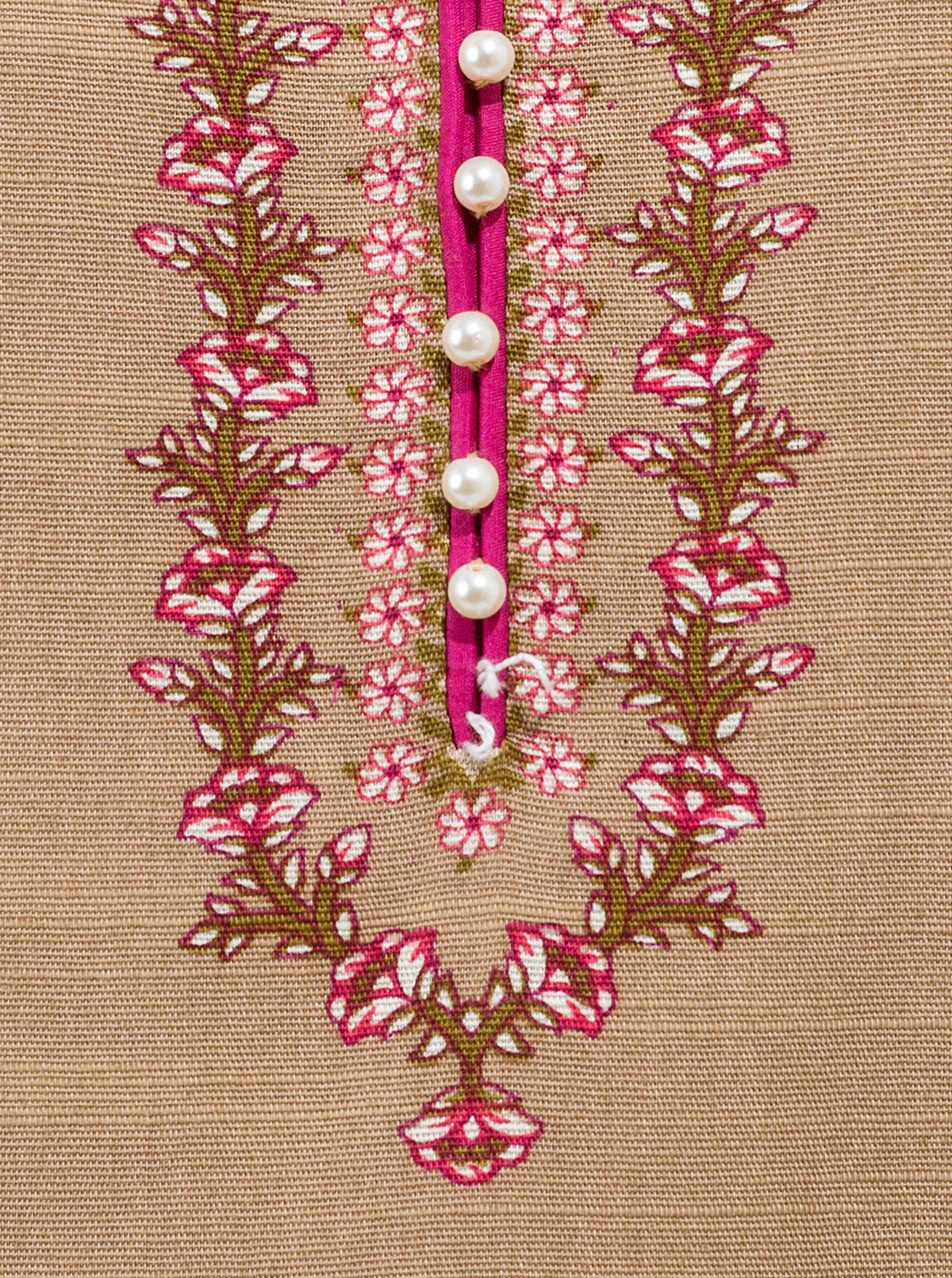 3 PIECE - PRINTED KHADDAR SUIT - DELICATE VINTAGE - Image 3