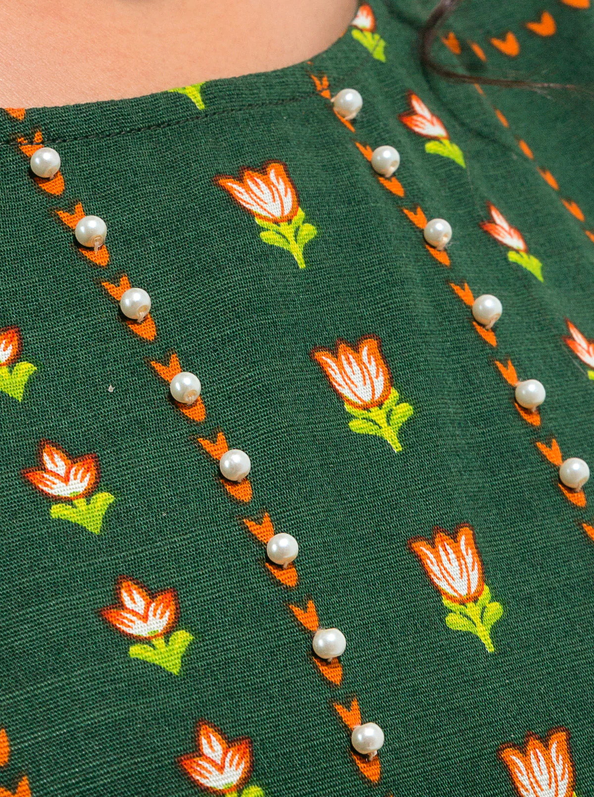 3 PIECE - PRINTED WITH SHAWL KHADDAR SUIT - VERDANT FIELDS - Image 3