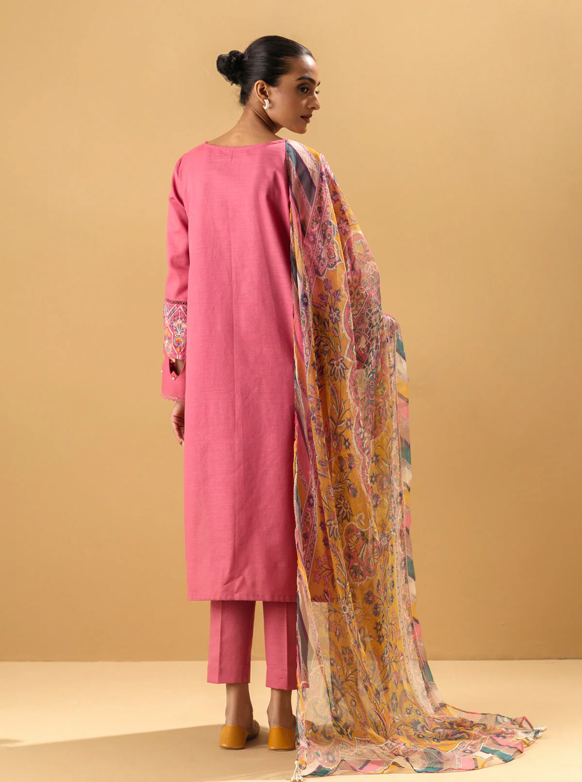 3 PIECE - EMBROIDERED KHADDAR SUIT - ZION - Image 6