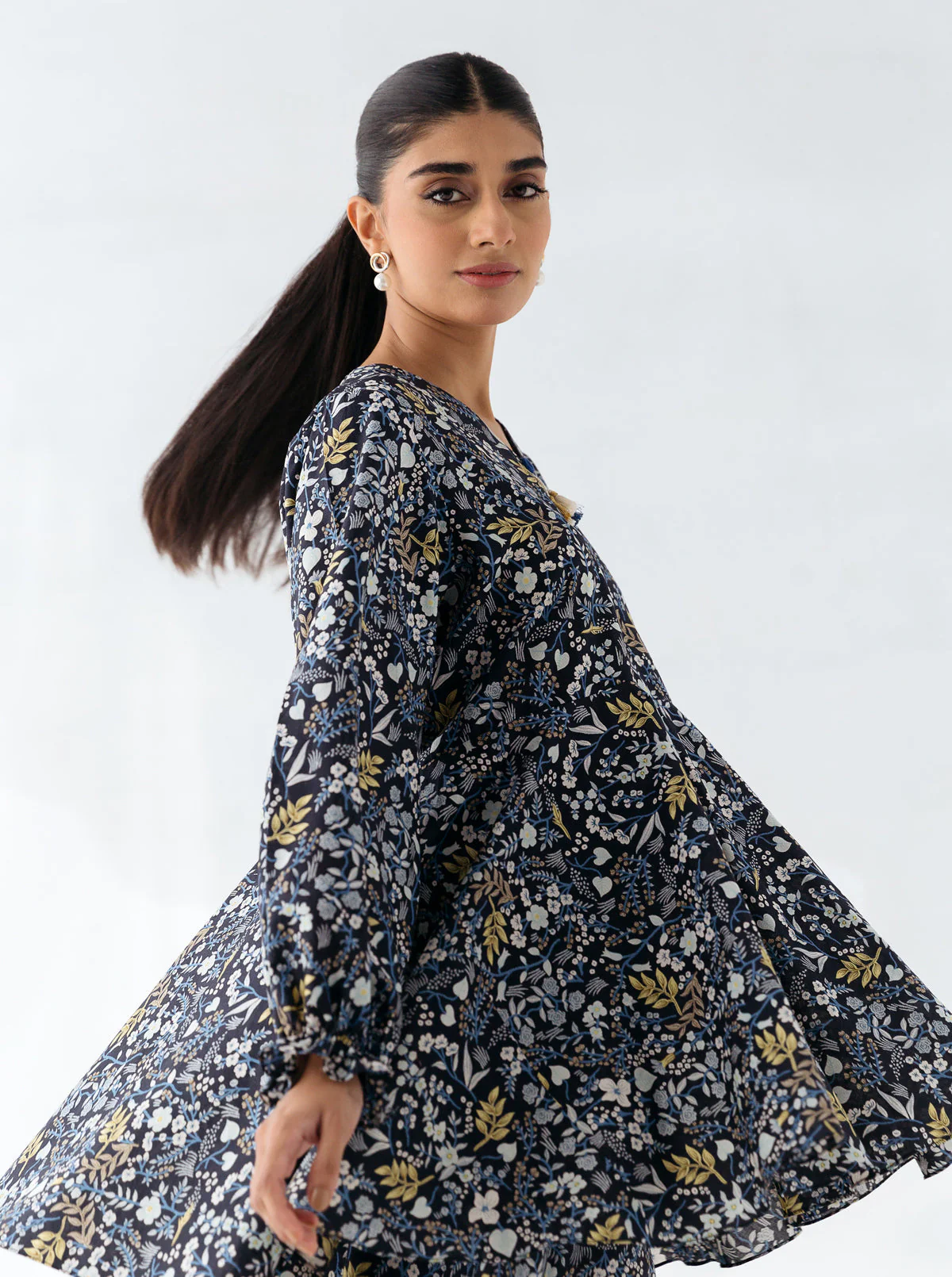 2 PIECE - PRINTED CAMBRIC SUIT - ENCHANTING GARDEN - Image 6