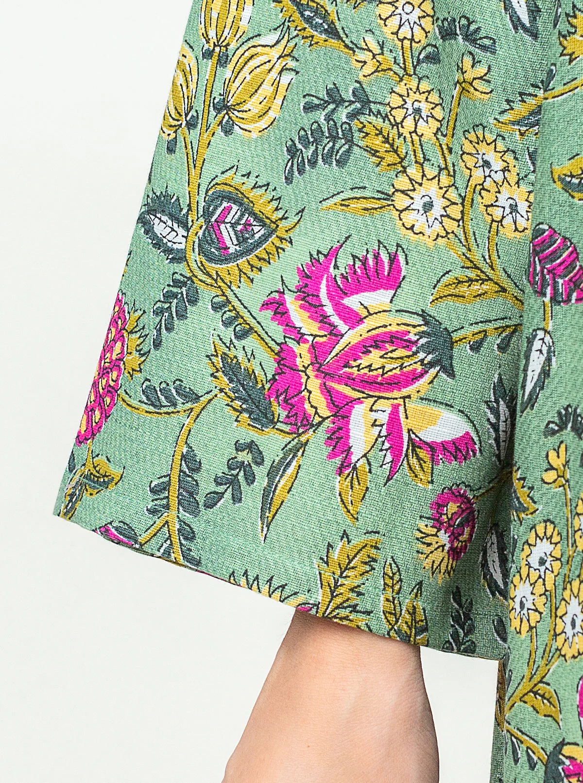 3 PIECE - PRINTED KHADDAR SUIT - FADED ROSE - Image 4